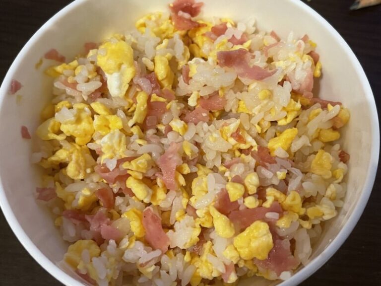 ハム入りチャーハンのレシピ
